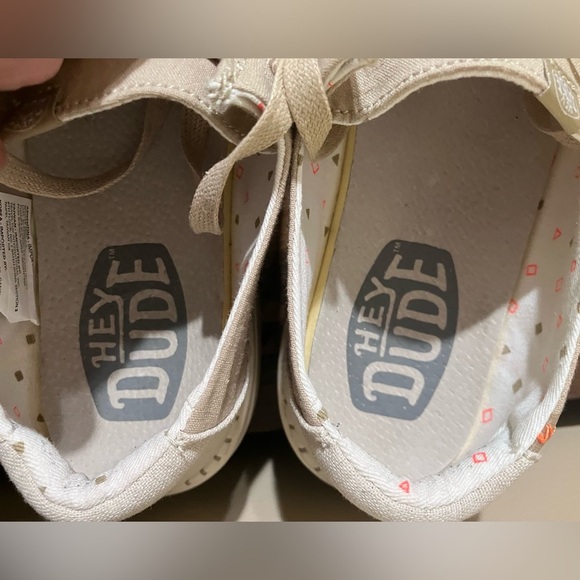 Hey Dude Wendy Rise Loafers style Chambray Sandshell - Picture 8 of 11